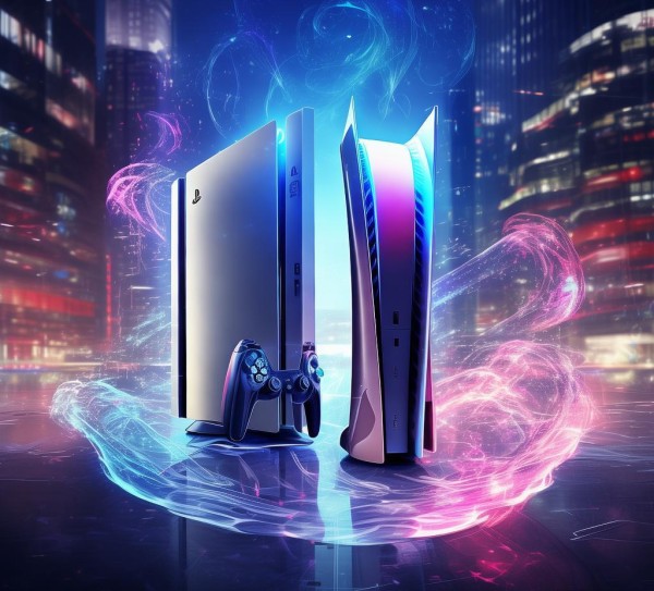 PS3和4的高科技动态图，数字时代新标杆